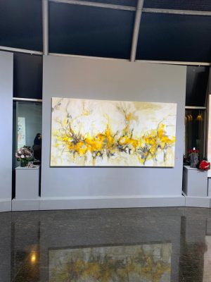 المعرض الشخصي الأول (شبيه الورد) للفنانة نوف الشريف