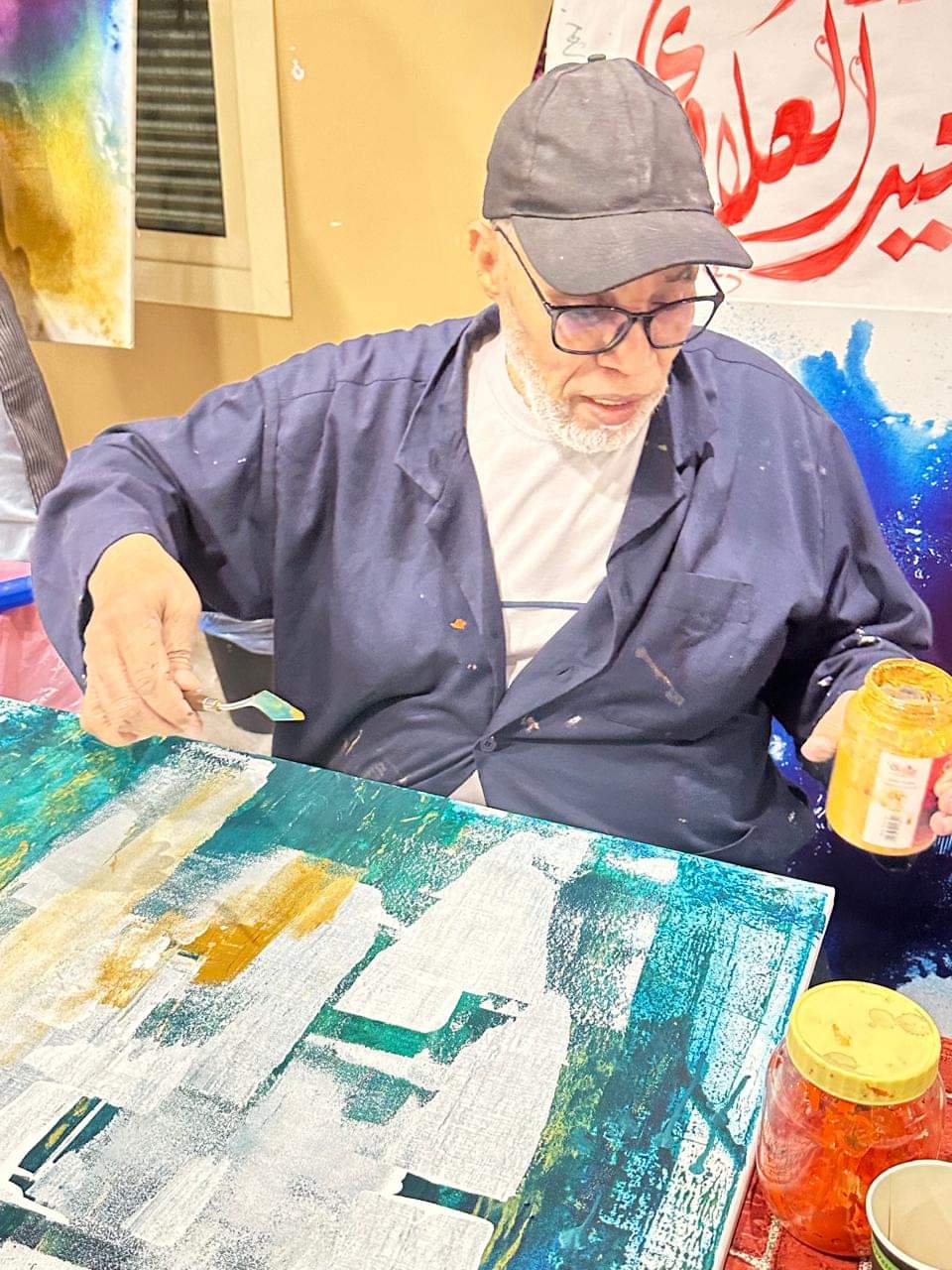 القاهرة تستضيف معرض الفنان التشكيلي سعيد العلاوي