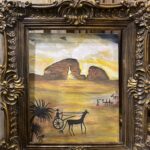 لوحة “جبل الفيل والرسوم الحجرية” ليوم التأسيس2025