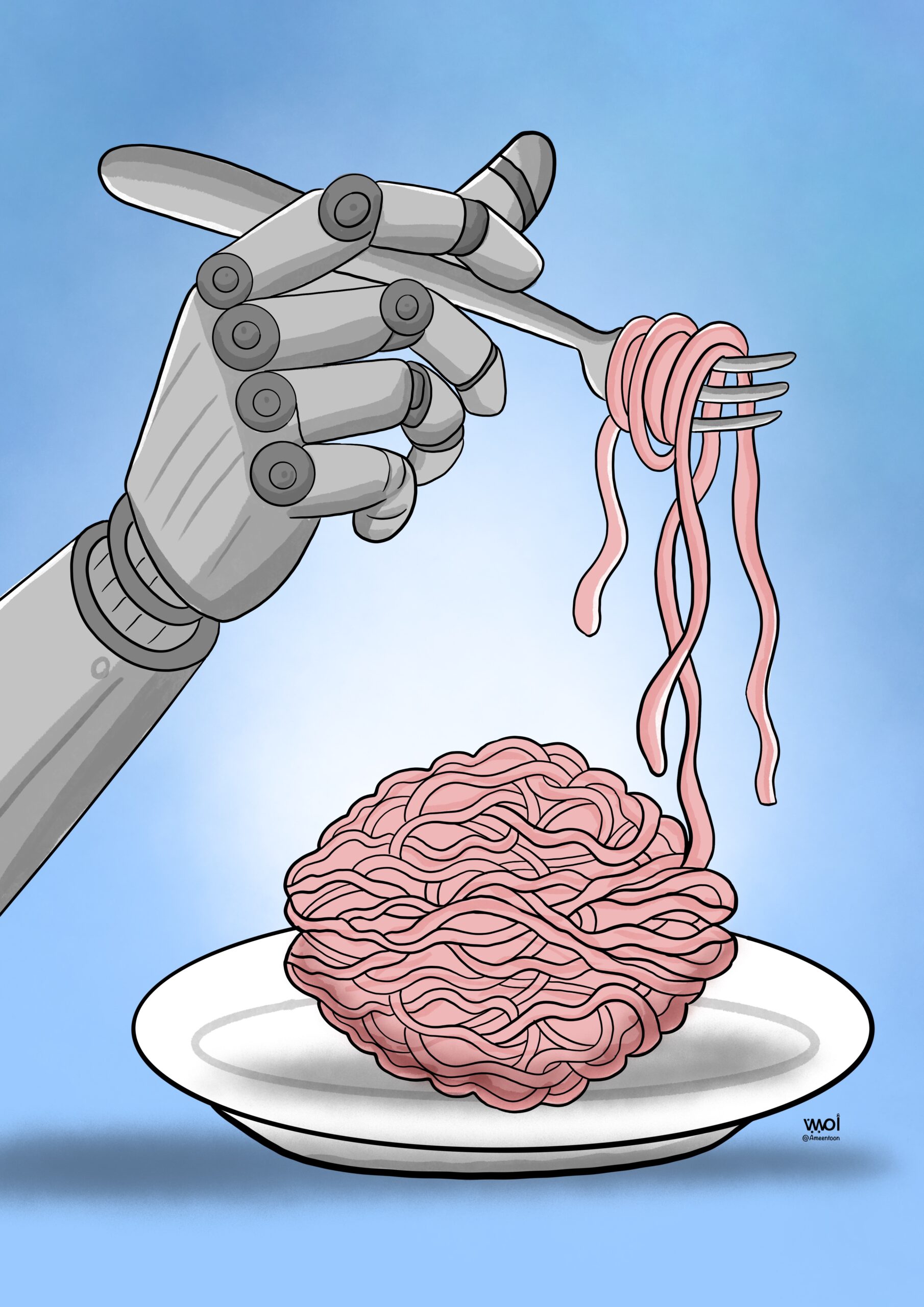 كاريكاتير العدد ١٢٢