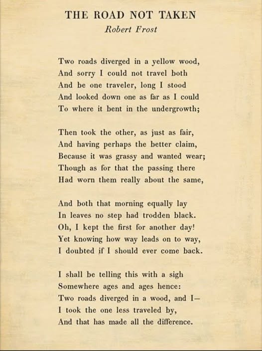 الطريق الذي لم يُسلك