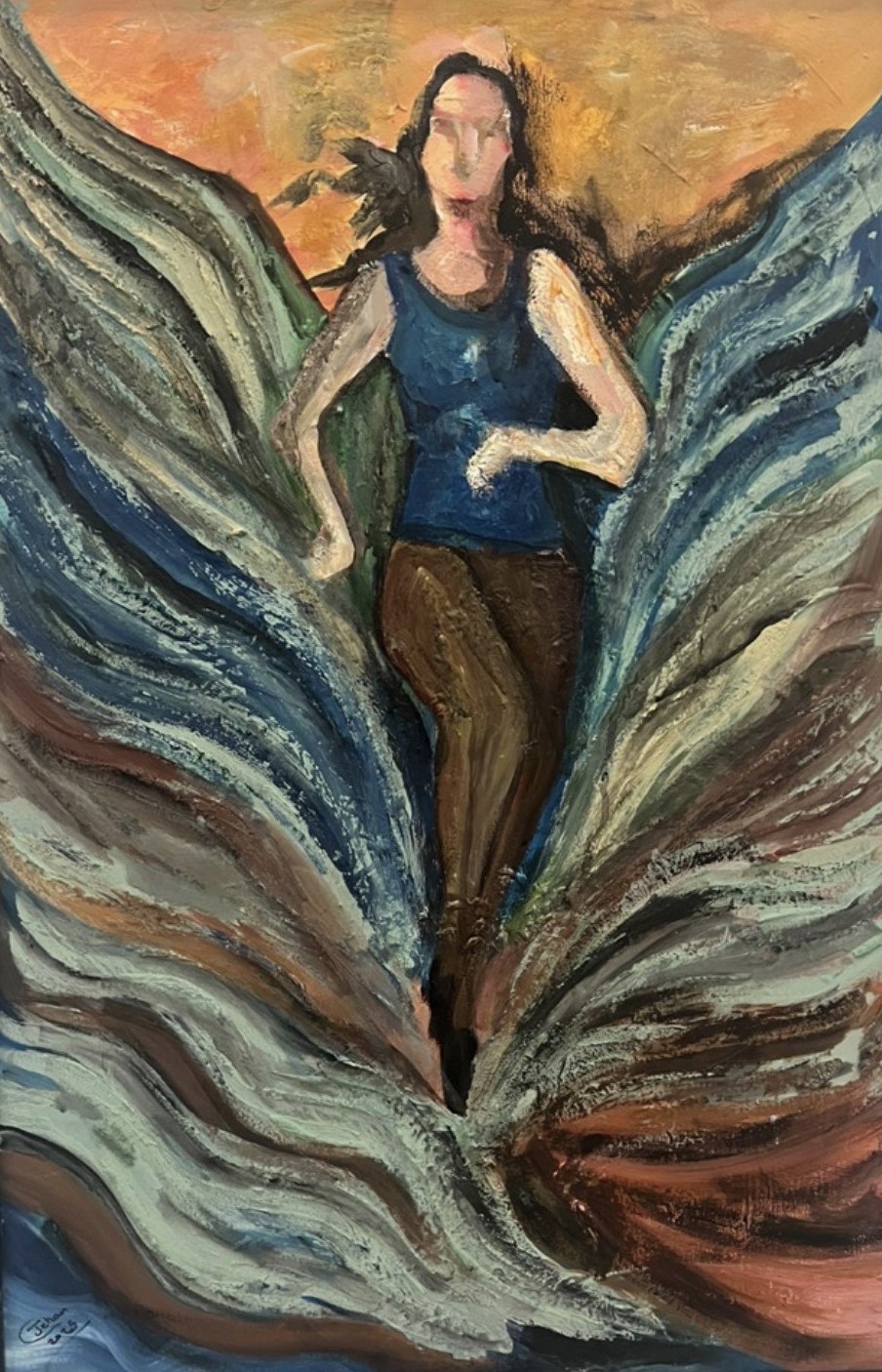 المعرض الشخصي أبعاد / ١.. للتشكيلية جيهان الهندي