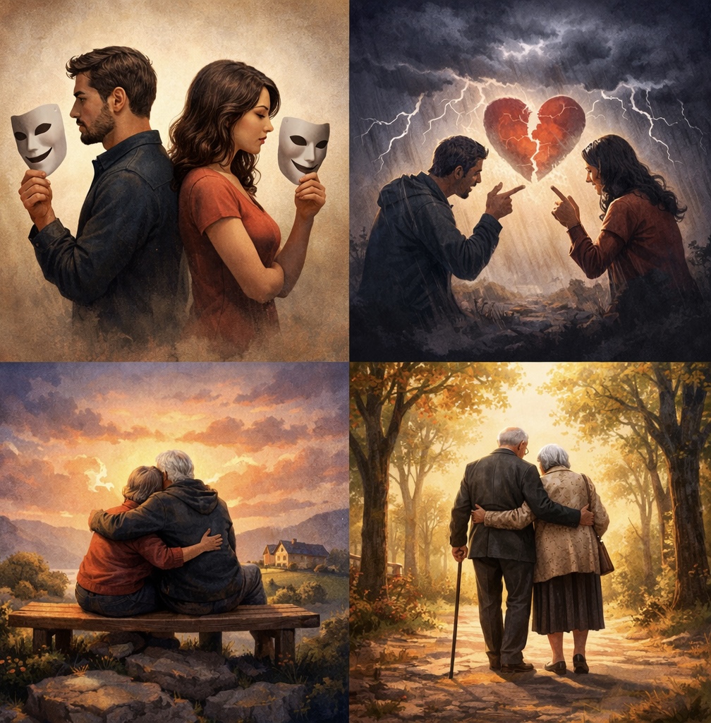 من الحلم إلى الخلود: ست مراحل تصنع الحب العظيم