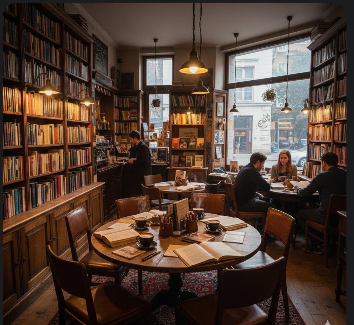 أدب المقاهي