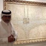 بانوراما لوحة فنية للطواف حول الكعبة.. للفنان السعودي عبدالله الشلتي