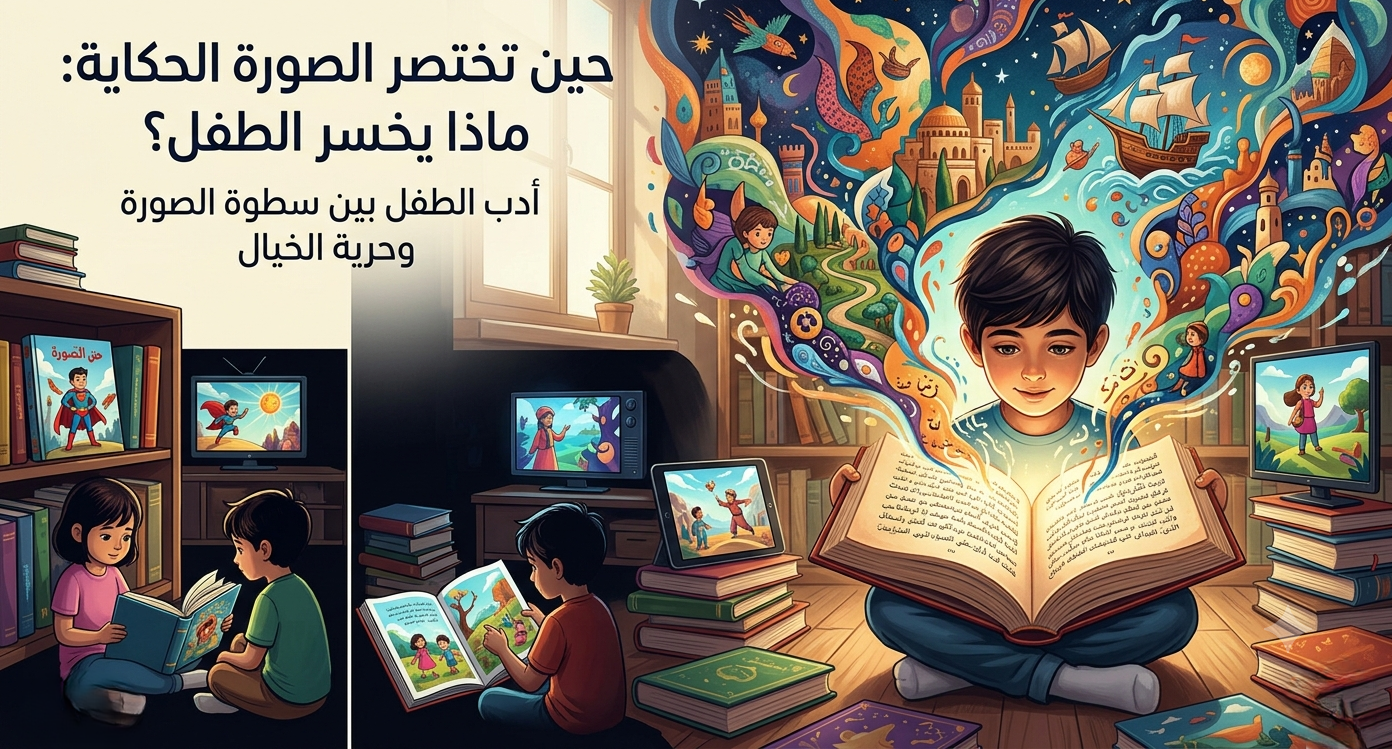 حين تختصر الصورة الحكاية: ماذا يخسر الطفل؟